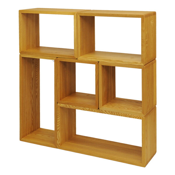 2個 木製 キューブ 全面 蟻溝 珪藻土 オープンラック ディスプレイ