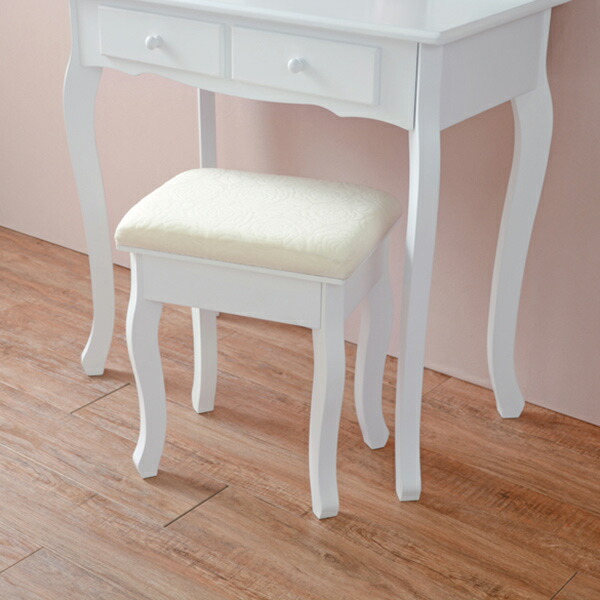 楽天市場】ドレッサー スツール セット 三面鏡 姫系 収納 引き出し