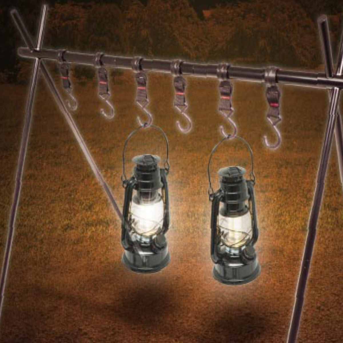 楽天市場】ハンギングラック フック6個付 コンパクトハンガーラック