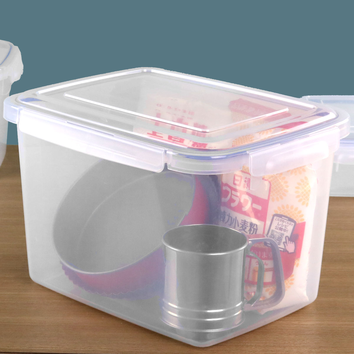 楽天市場】保存容器 16L SLジャンボケース 抗菌 （ 密閉 4面ロック