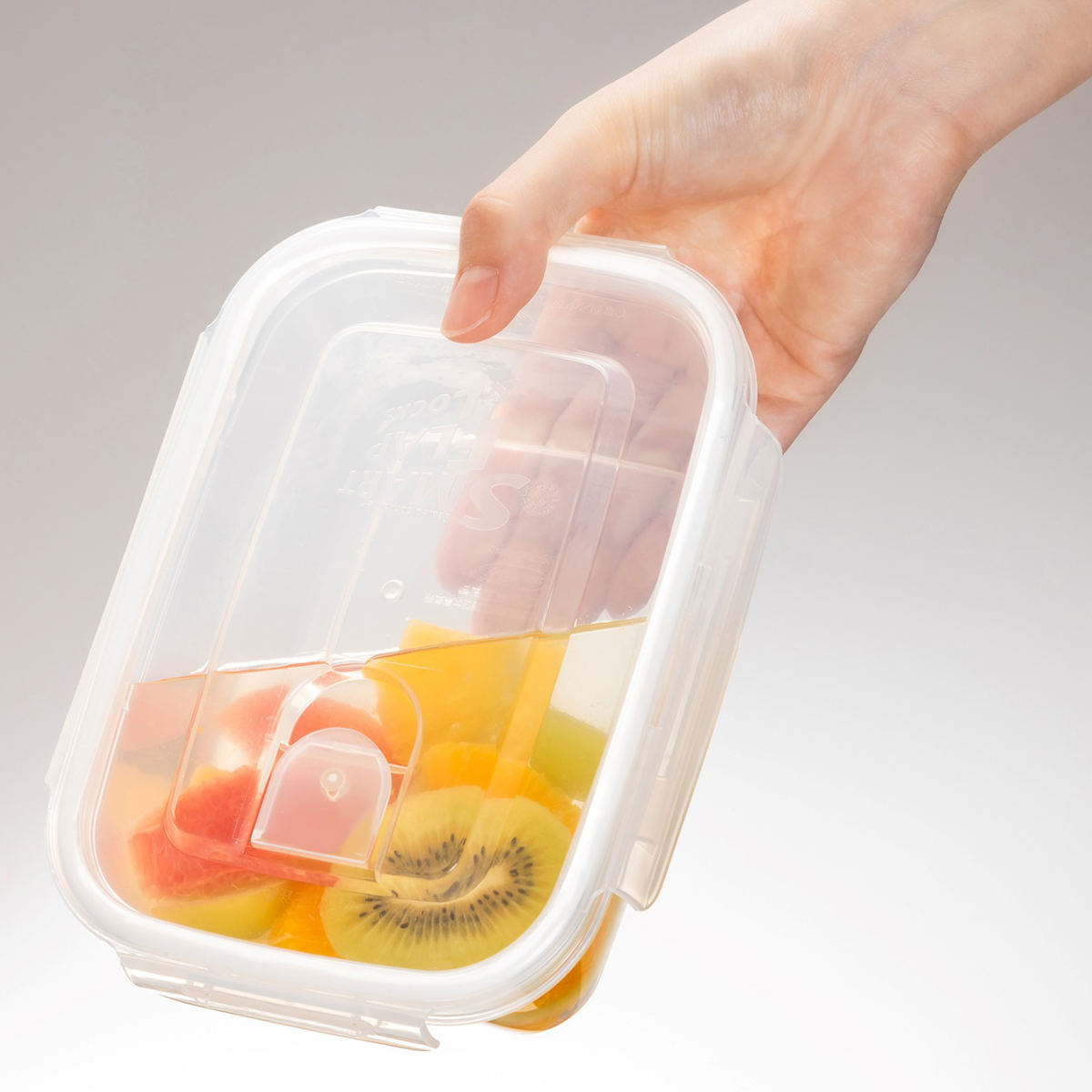 楽天市場】保存容器 660ml スマートフラップ＆ロックス 角型 M 同色2個