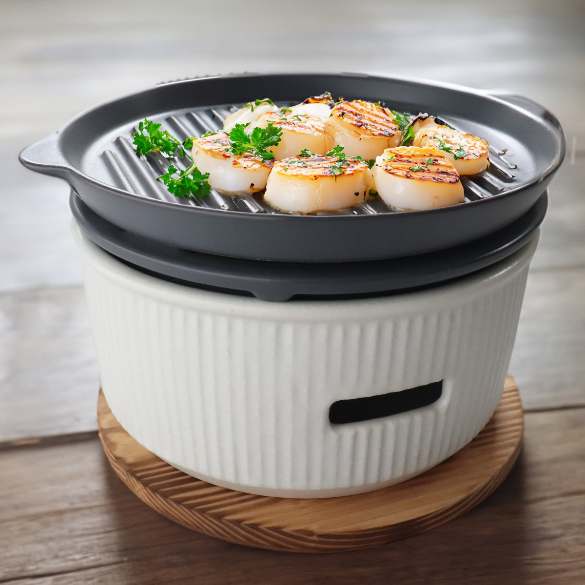 楽天市場】炭焼きグリル 陶板タイプ 大 陶器 日本製 ロロ The Chef