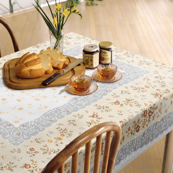 楽天市場】テーブルクロス 135×185cm MGプリントレース オルシア 樹脂