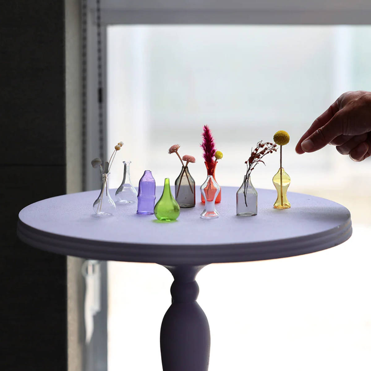 楽天市場】花瓶 マルメゾン ボトル フェー 5個入り 一輪挿し ガラス