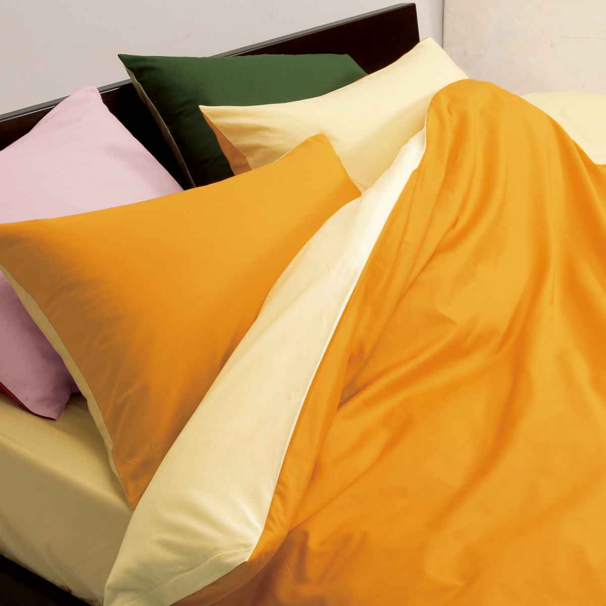 楽天市場】西川 掛け布団カバー リバーシブル 無地 mee シングルロング