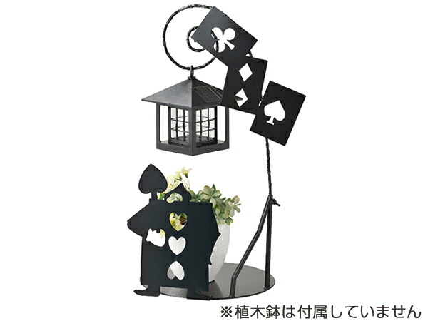 楽天市場】ソーラーライト トランプ兵士 不思議の国のアリス LEDライト