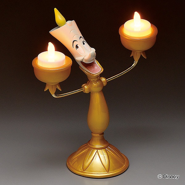 楽天市場】ライト 電気 卓上 美女と野獣 ルミエール ディズニー