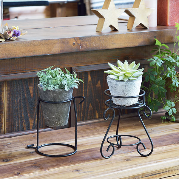 楽天市場】フラワースタンド 鉢載せ台 小 （ 花台 鉢置き 庭 ベランダ