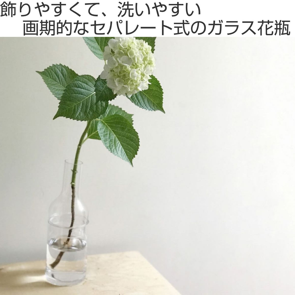 楽天市場】花瓶 LABO GLASS ボトルフラワーベース 2WAY Mサイズ