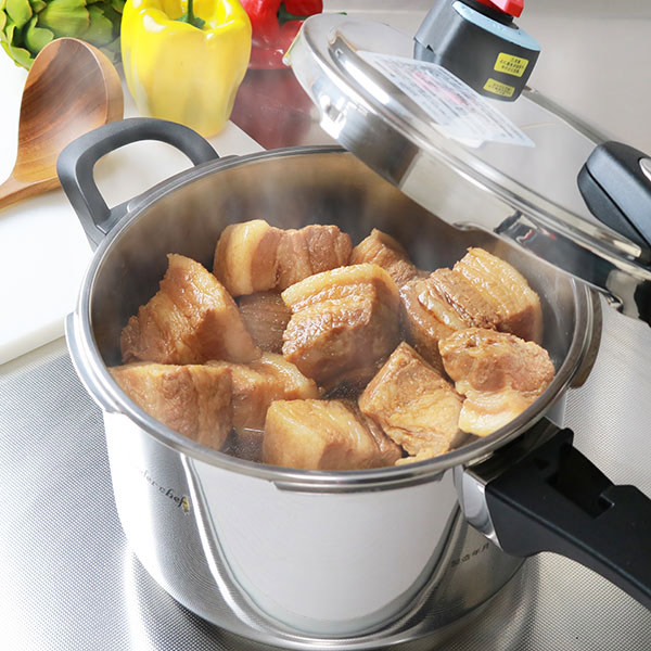 楽天市場】圧力鍋 3L IH対応 18cm 圧力切替 エリユム 片手圧力鍋