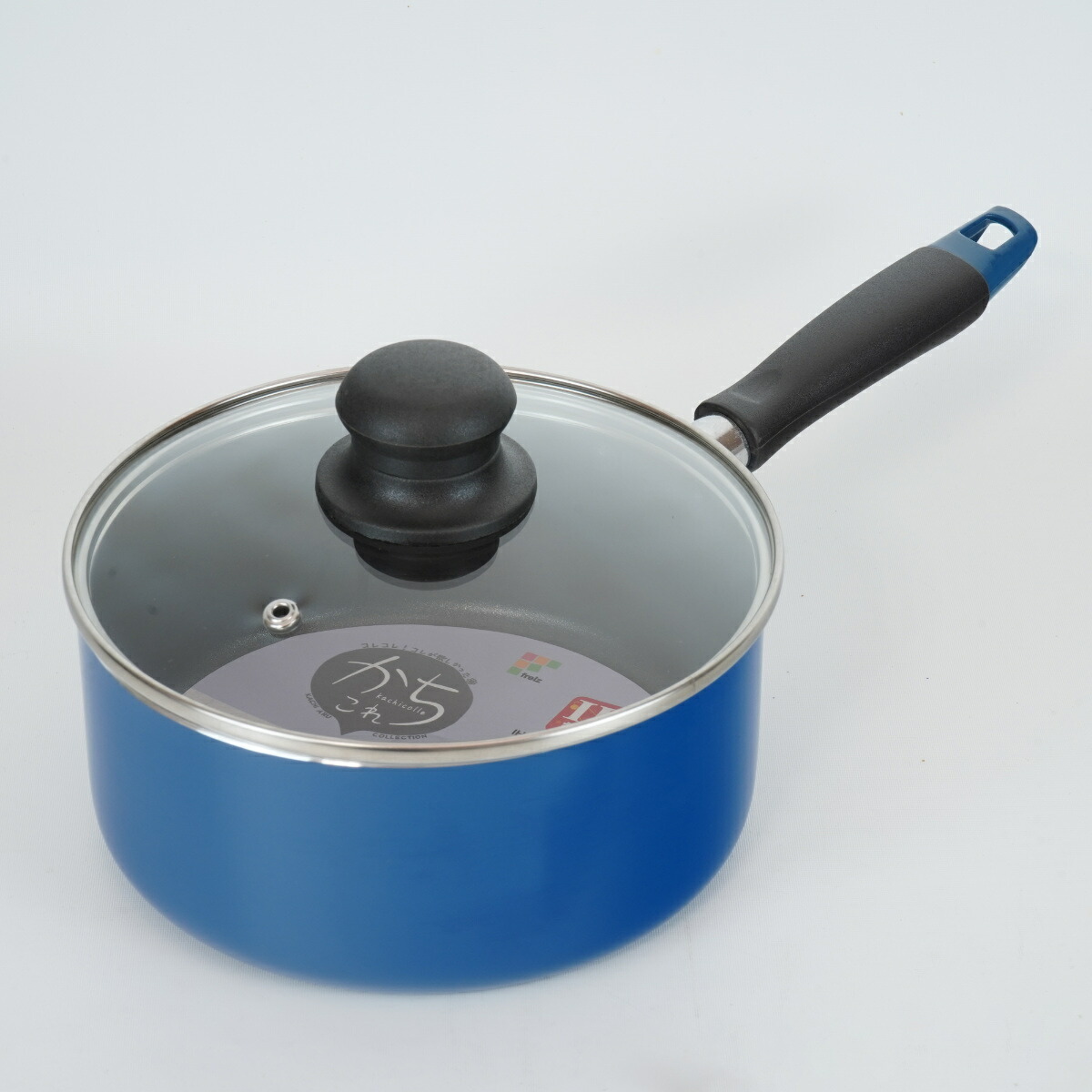 楽天市場】片手鍋 18cm IH対応 ガラス蓋付き かちこれ （ ガス火対応