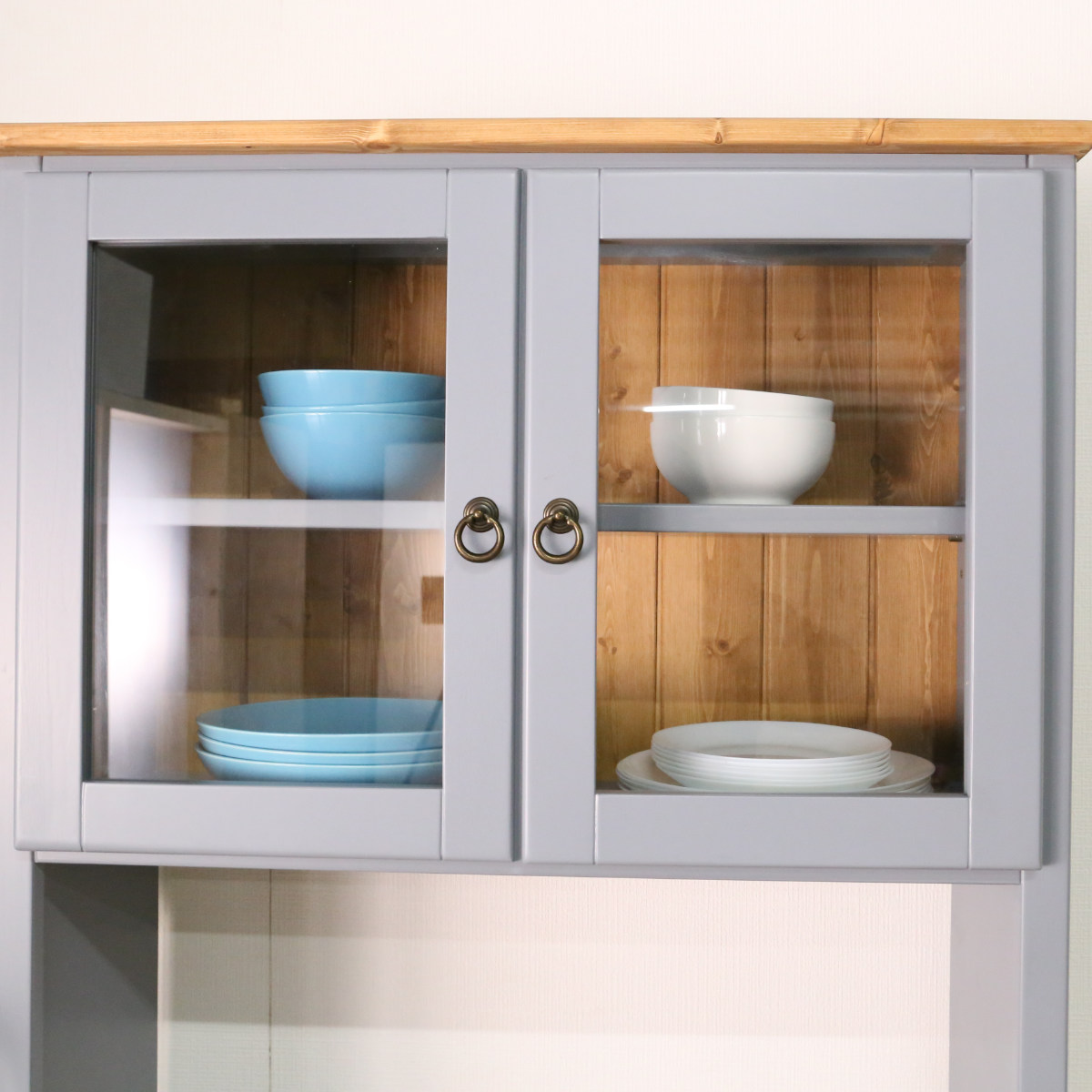 楽天市場】カップボード フレンチカントリー 食器棚 パイン材 Lavender