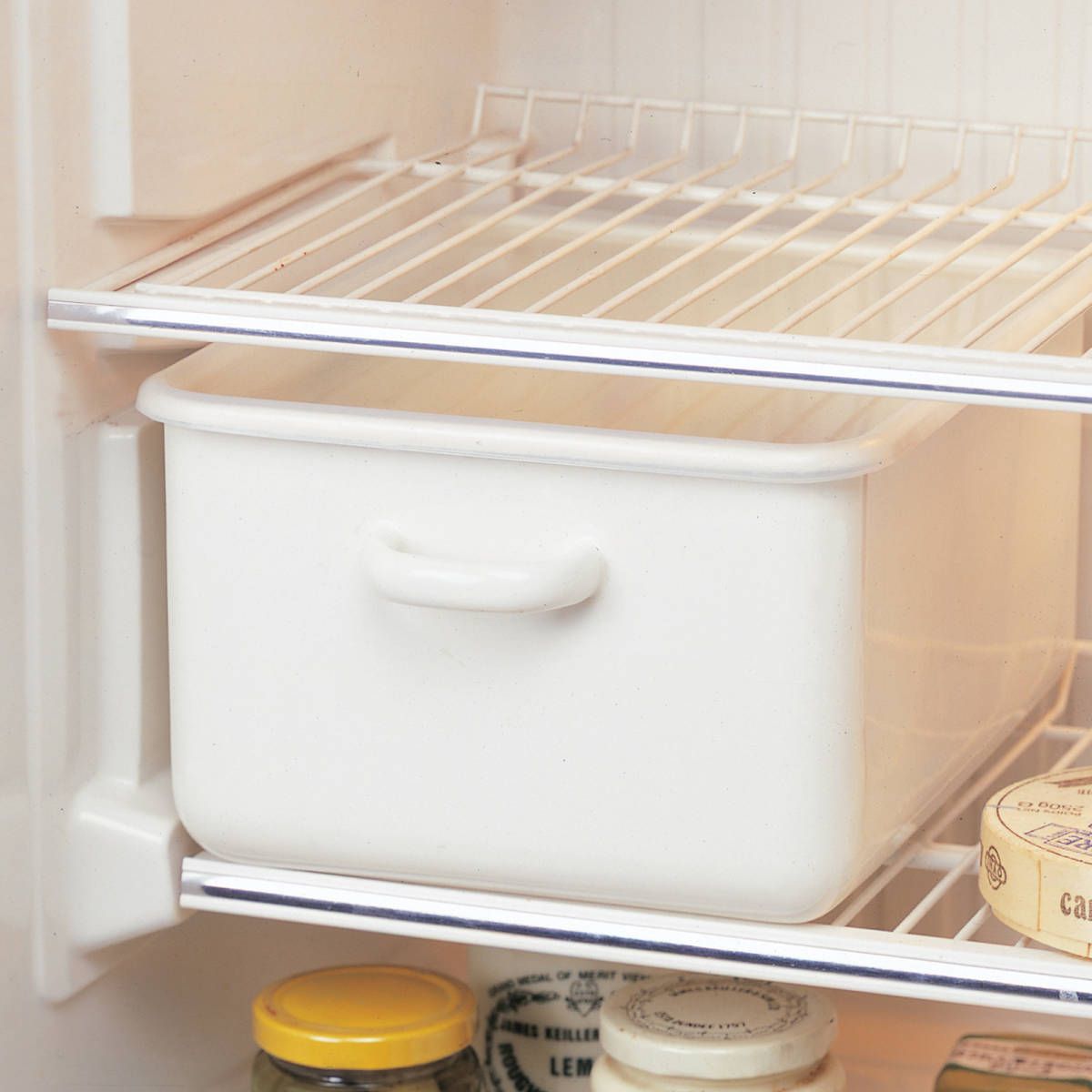 楽天市場】保存容器 7L ホーローストックポット 角型 L （ ホーロー