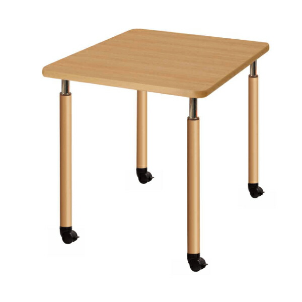 楽天市場】昇降式テーブル 幅90cm 高さ調節 キャスター脚 介護施設