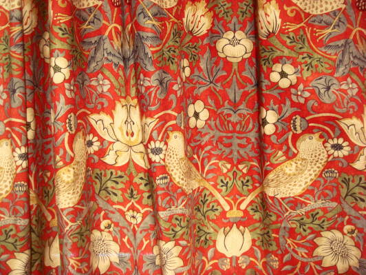 楽天市場】ウィリアムモリス いちご泥棒 Strawberry Thief レッド 312