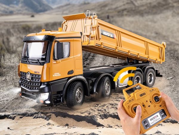 楽天市場】Huina Toys 1536 1/14 2.4GHz 12Ch RTR 4軸 8輪ダンプカー