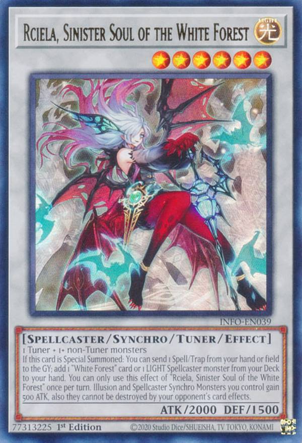 楽天市場】遊戯王 INFO-EN039 白き森の魔性ルシエラ Rciela, Sinister