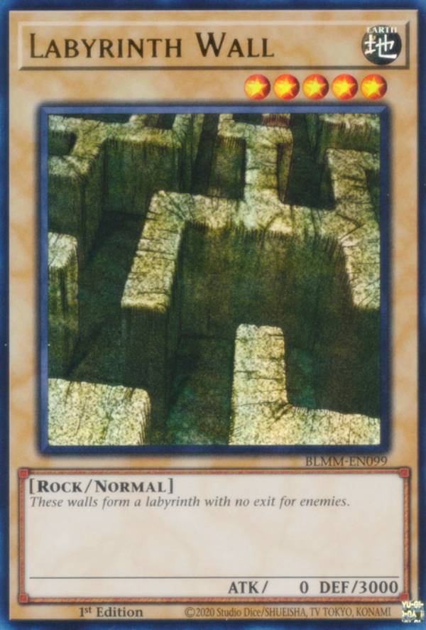 楽天市場】遊戯王 BLMM-EN099 迷宮壁−ラビリンス・ウォール