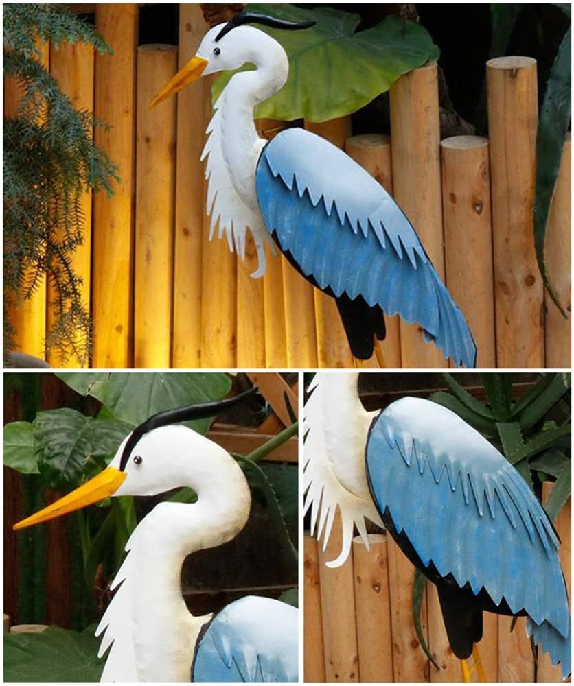 楽天市場】パティオ ガーデン用 立っているアオサギ（青鷺）小型 金属