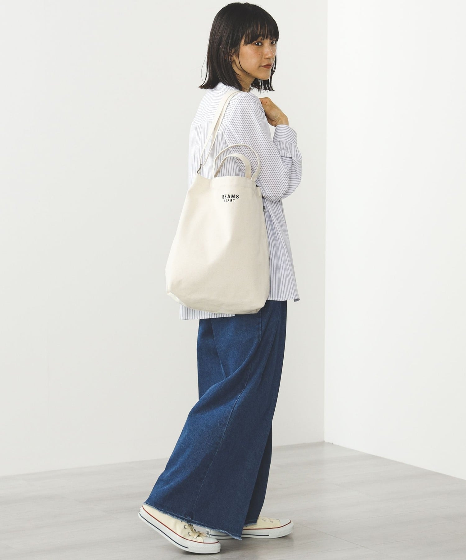 BEAMS HEART｜BEAMS HEART / キャンバス 2WAY トートバッグ | Rakuten
