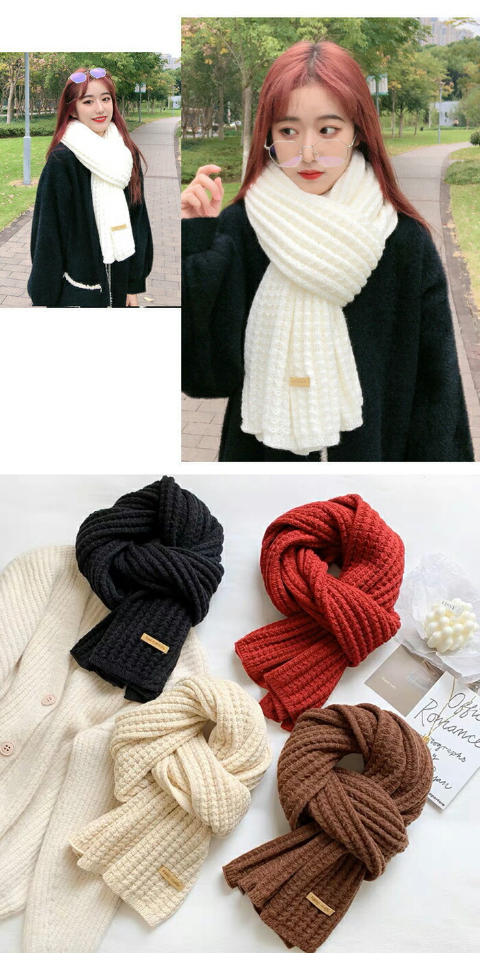 楽天市場】ストール レディース メンズ 毛糸 編み物 保温 肩掛け