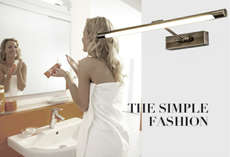 楽天市場】洗面鏡照明 鏡前照明 洗面照明 洗面所照明 35cm LED 壁掛け