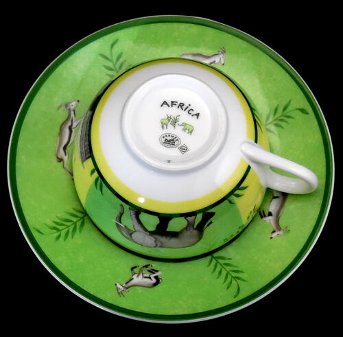 楽天市場】エルメス HERMES 1997年 アフリカ グリーン カップ