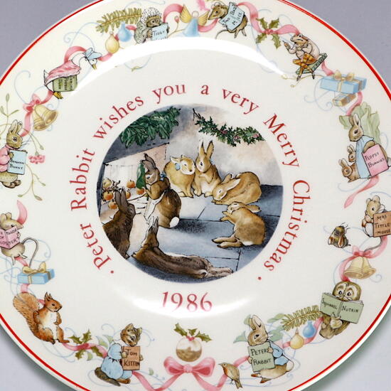 楽天市場】ウェッジウッド Wedgwood ピーターラビット 1986年 旧刻印