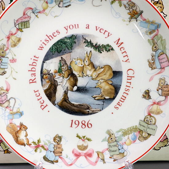楽天市場】ウェッジウッド Wedgwood ピーターラビット 1986年 旧刻印
