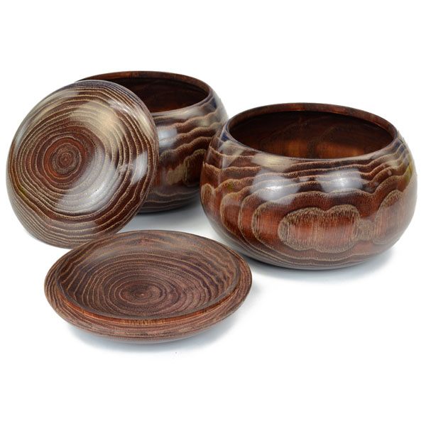 楽天市場】囲碁 木製碁笥 栗 超々特大 ※蛤碁石45号まで収納可能 : 将棋