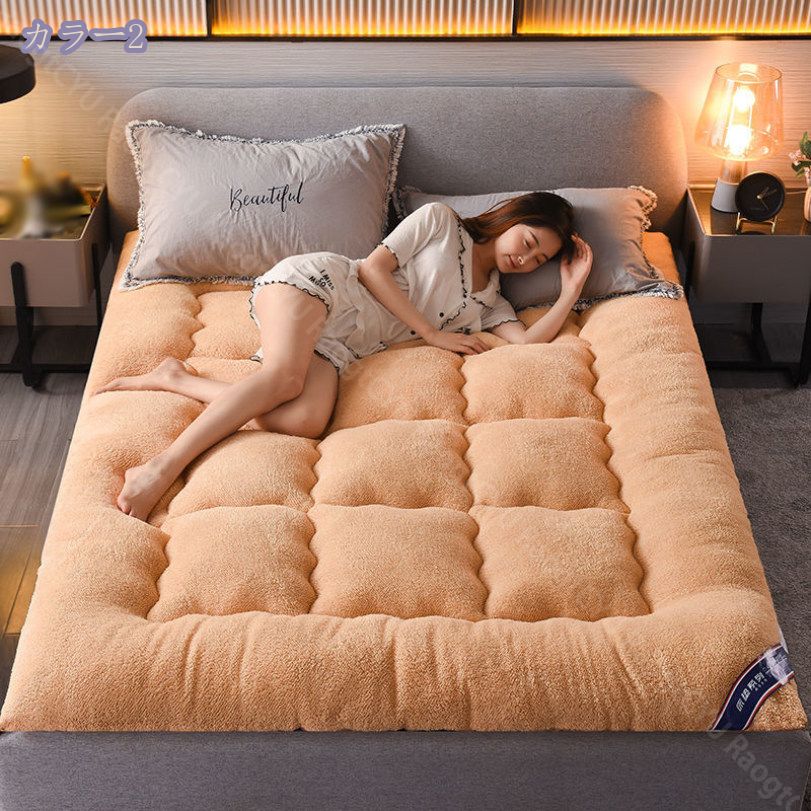 楽天市場】敷き布団 シングル もこもこ ボリューム 真冬 ベッド