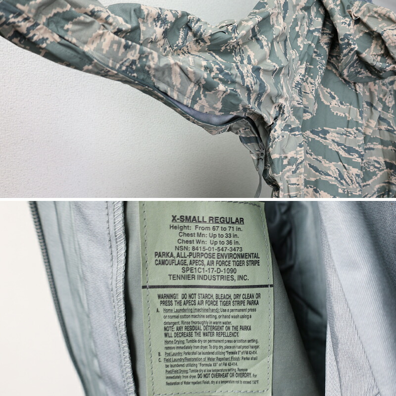 楽天市場】US. 空軍 APECS GORE-TEXパーカー [ABU]《実物・新品(未使用