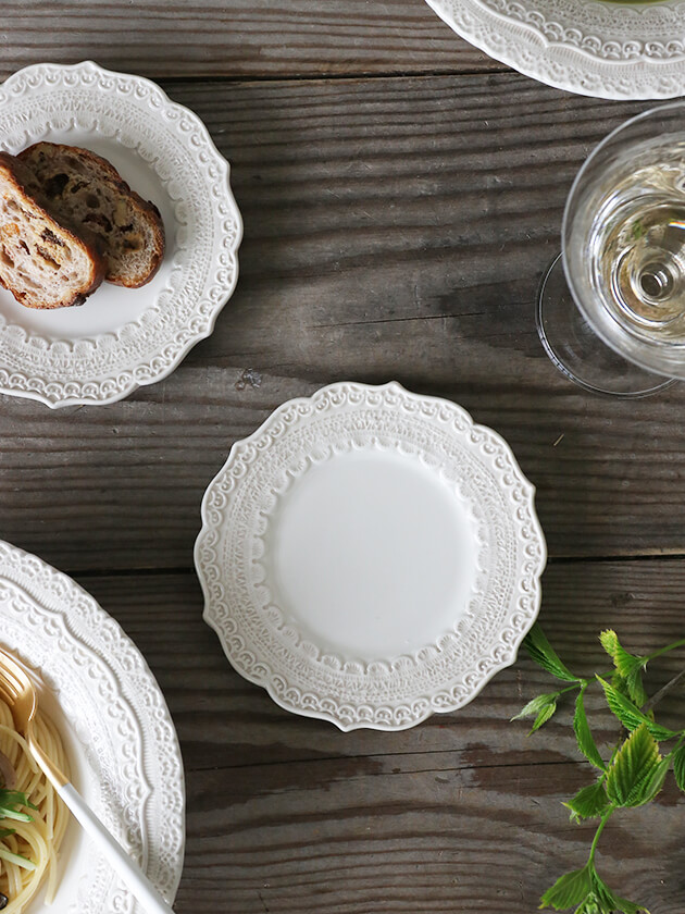 楽天市場】パン皿 15cmクリーム ELIOS FINEZZA // エリオス