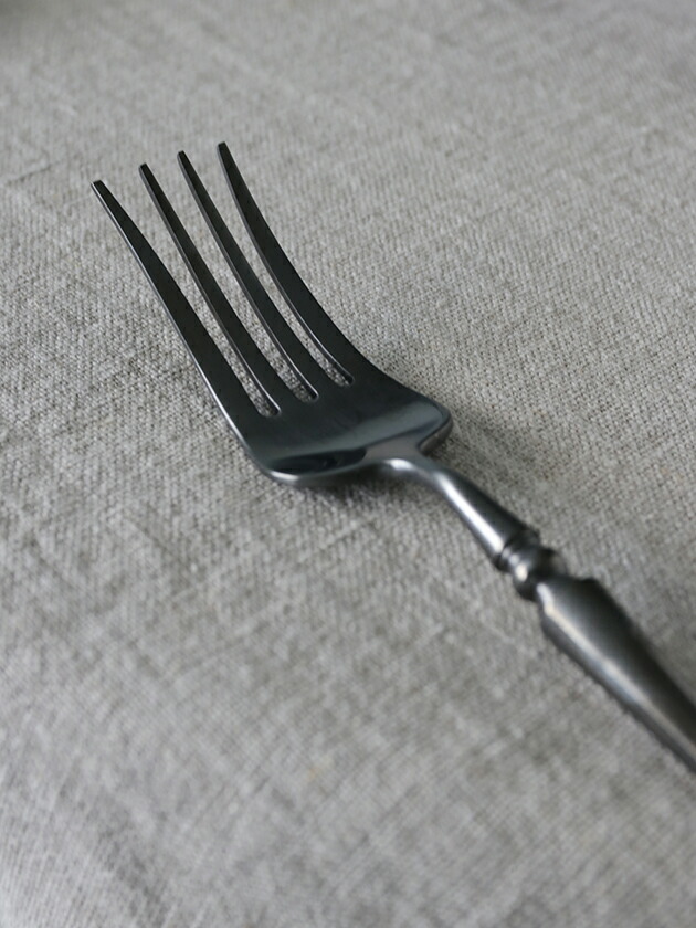 楽天市場】【 5本セット】カトラリーセット マットブラック Claire