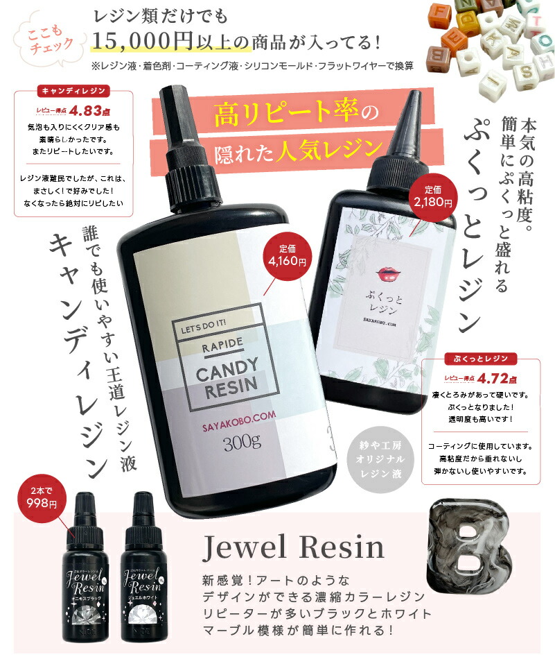 楽天市場】【店内最大P20倍】トレンドハンドメイド キット レジン × 異