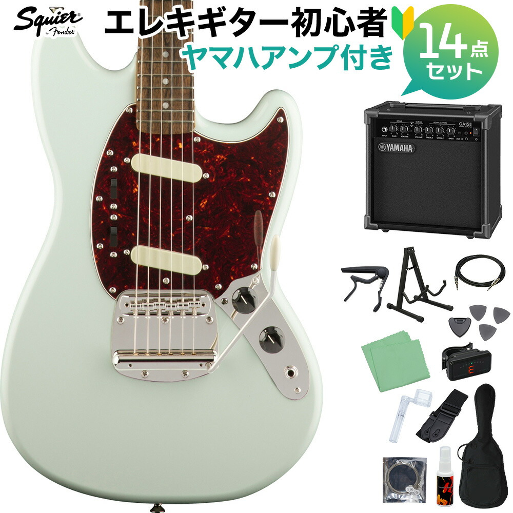 楽天市場】squier by fender classic vibe '60s mustangの通販
