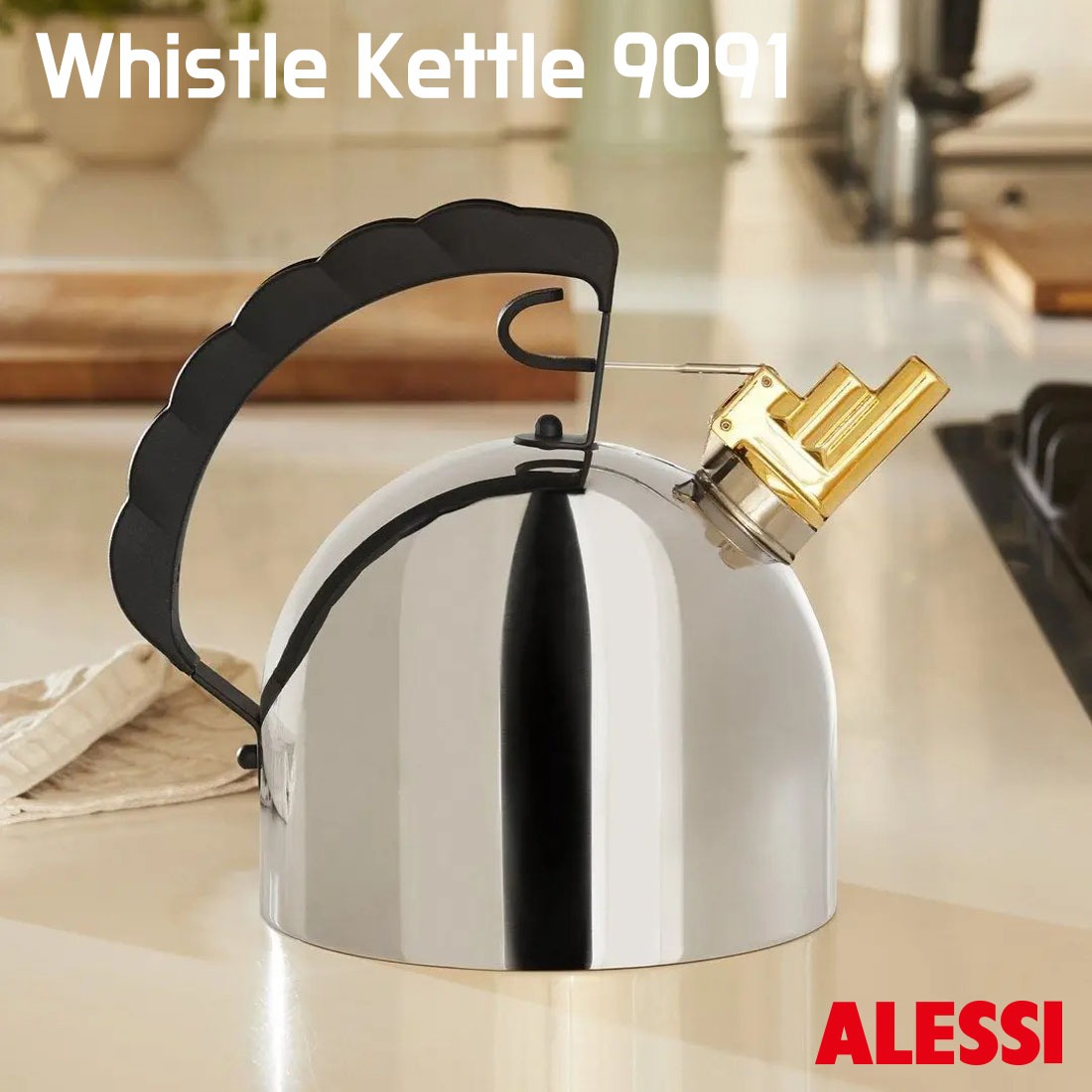 楽天市場】ALESSI WHISTLE KETTLE アレッシ ホイッスルケトル 9091