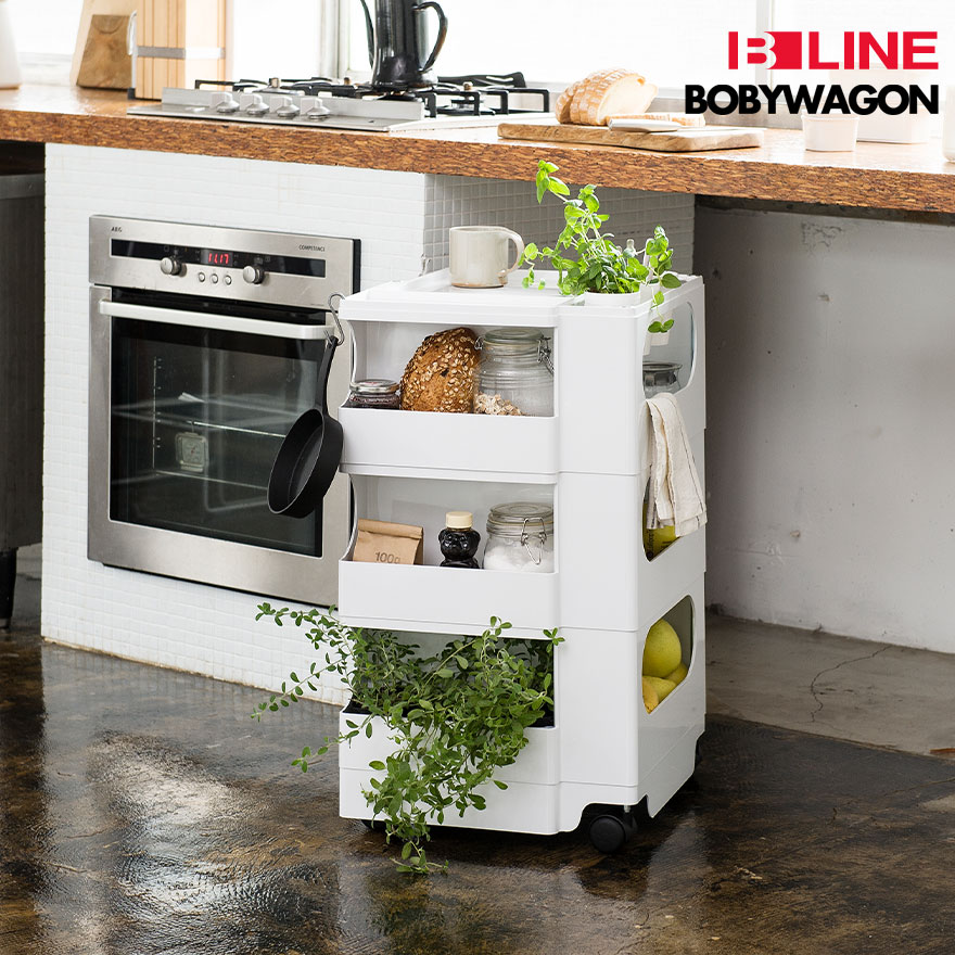 楽天市場】正規品 B LINE ビーライン ボビーワゴン 4段 8トレイ