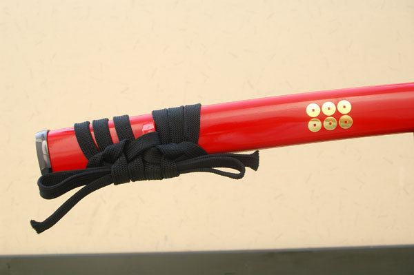 楽天市場】模造刀 真田幸村拵え 朱鞘六文銭 妖刀村正 コスプレのグッズ