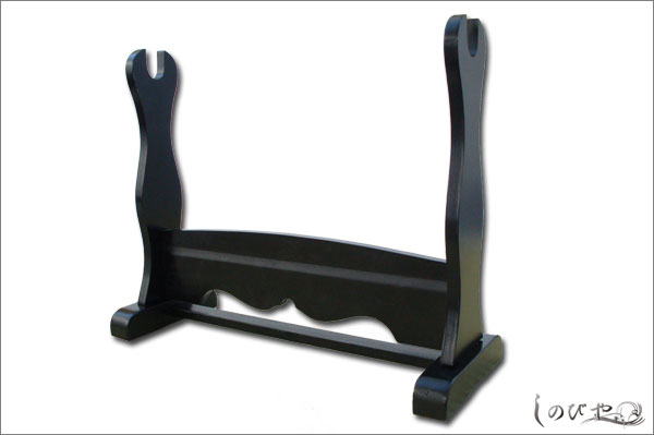 楽天市場】横一本掛用 刀掛台◇据え置き式 刀を際立たせる為に必須商品