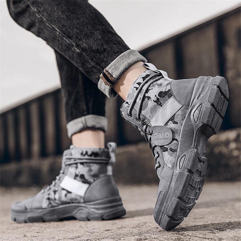 楽天市場】ワークブーツ ショートブーツ メンズ シューズ 迷彩