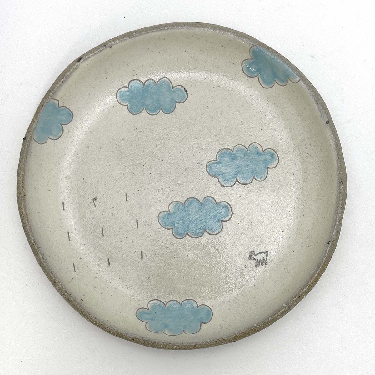 楽天市場】横山知加子作 笠間焼 5寸皿 雲色 水色/ピンク 各色 サイズ