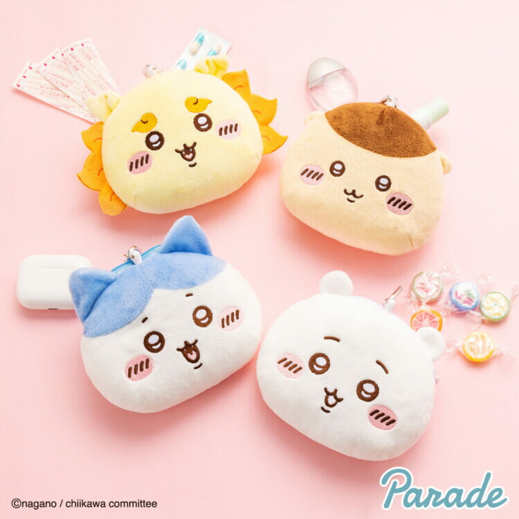 楽天市場】【カニ（古本屋）】ちいかわ ぬいぐるみパスケースポーチ2