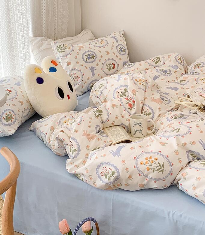 楽天市場】【送料無料】布団カバーセット 4点セット 綿100% ダブル