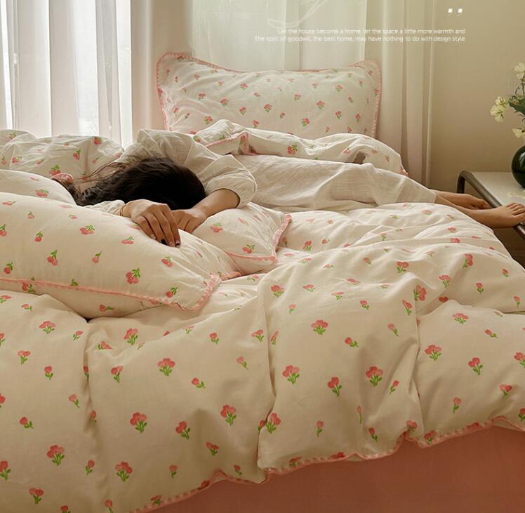 楽天市場】【送料無料】布団カバーセット 3点セット ガーゼ 綿100