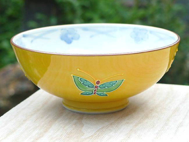 昇峰 伊藤南山 清水焼 京焼 鳥獣戯画 蓋物 小物入れ 交趾 京焼 清水焼