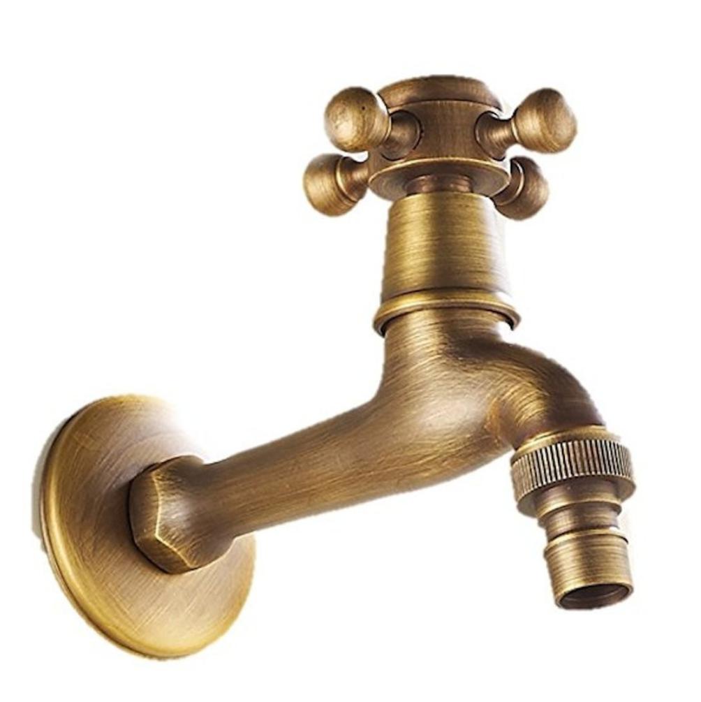 楽天市場】アンティーク 真鍮製 蛇口 14cm ホース用 レトロ