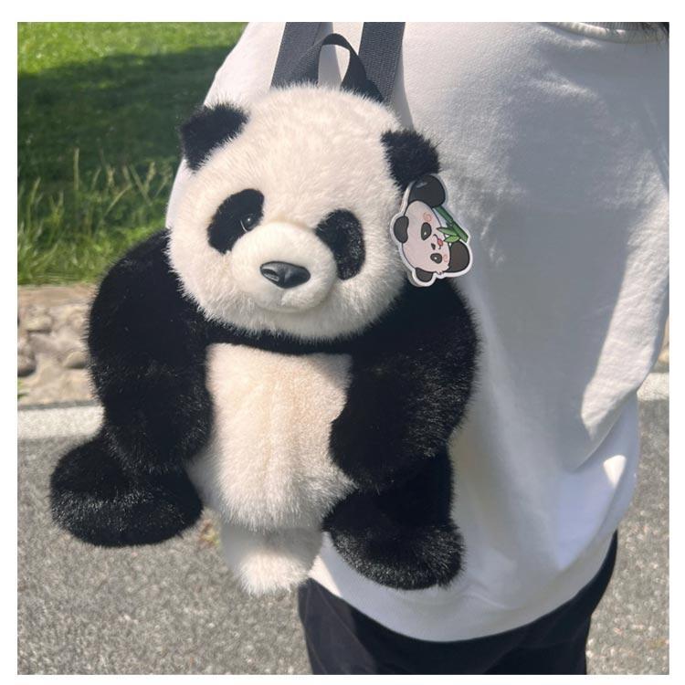 楽天市場】パンダ ぬいぐるみ リュック ふわふわ フワフワ もこもこ