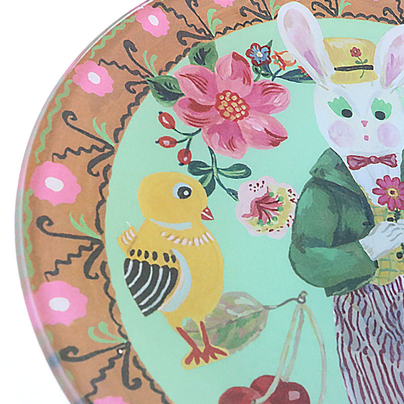 楽天市場】ナタリーレテ ガラスプレート Nathalie Lete Glass Plate S