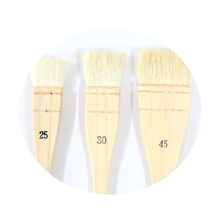 楽天市場】絵刷毛 山羊毛 幅45mm 全長29.8cm【1本入り】takeda